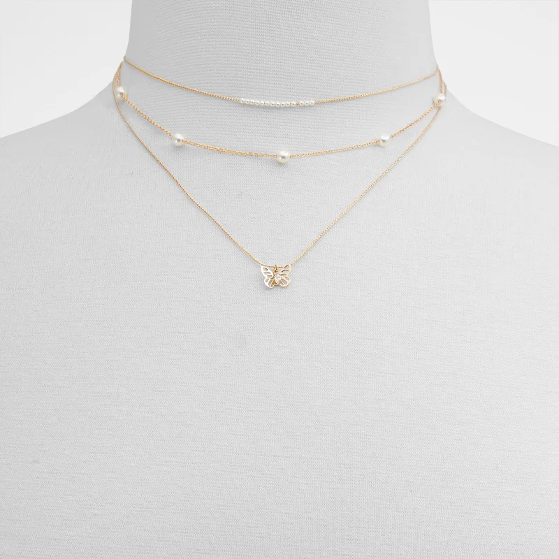 الدو ANNPEARL Gold-Tone Layered Necklace